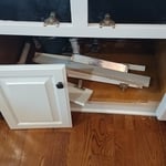 Repair kitchen cabinets