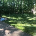 Front yard sod install