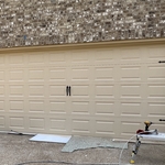 New paint garage door
