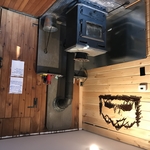 Woodstove wall