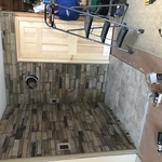 Woodstove reno in process