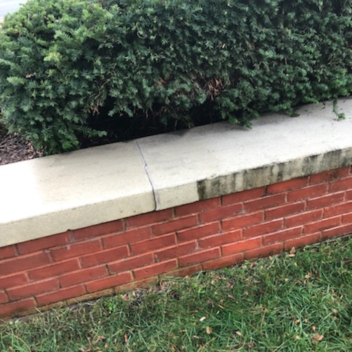 Retainer Wall - Clean VS Dirty