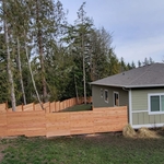 cedar wood fence