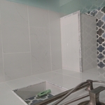 Marble and porcelain tile