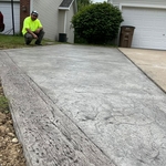 Stamped concrete Driveway