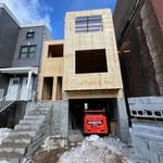 second floor framed