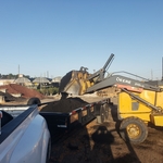1 yard bucket black mulch