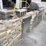 Outdoor kitchen And patio