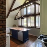 Loft removal, kitchen/LR