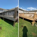 Deck power wash