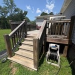 Deck power wash