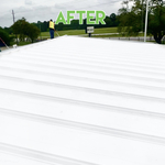 Reconditioning metel roof
