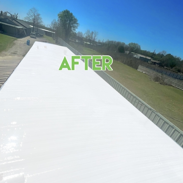 Reconditioning metel roof