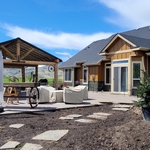 Pavillon, Concrete & Plant Material