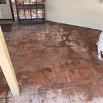 Patio Wash-Before