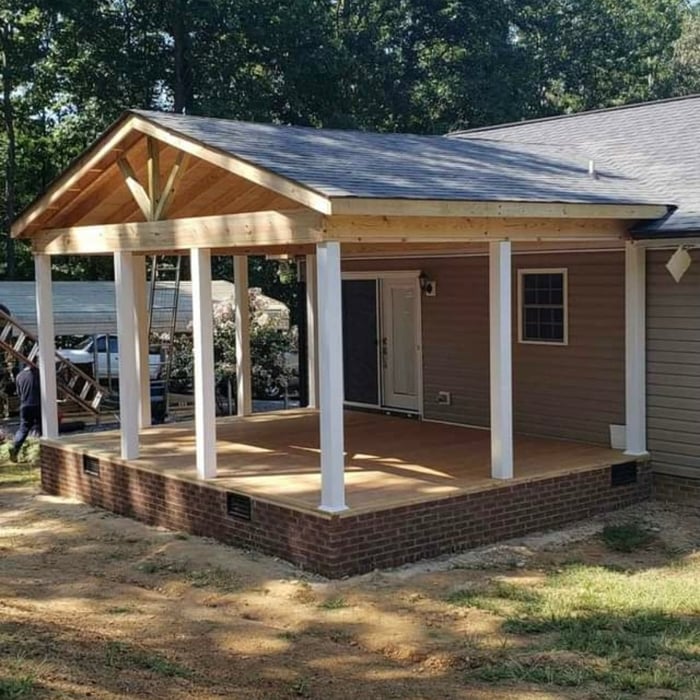 Front porch build