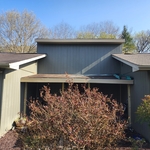 Built the little overhang up top
