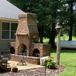 Julie's Outdoor Fireplace