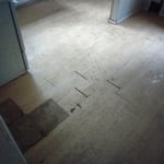 Damaged floor repair