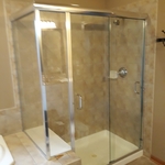 Sliding Door Inline Return with Panel