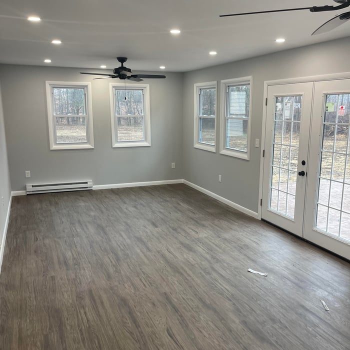 Rear sun room
