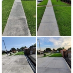 Driveway and sidewalk cleaning