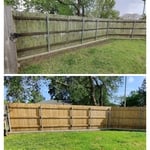 Fence restoration.