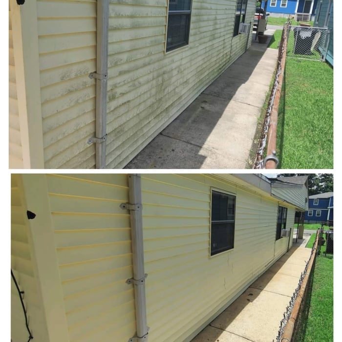 House cleaning, vinyl siding