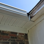 New Gutters and Soffit vs Old