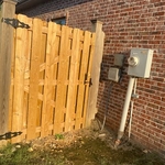Wood Fence Gate Install