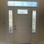 Before -- Mahogany French Door
