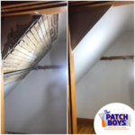 Under Stair Plaster Replacement