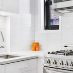 White Kitchen - Backsplash, Sink, Range