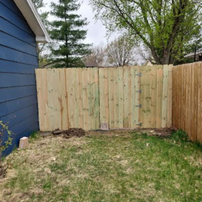 Wood Fence Install