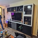 Assembled Ikea Built In