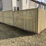 5' Privacy Board on Board Fence