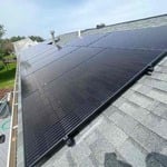 Solar Panel Install from roof