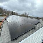 Solar Panel Installed from roof
