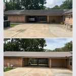 Before and After Roof Cleaning