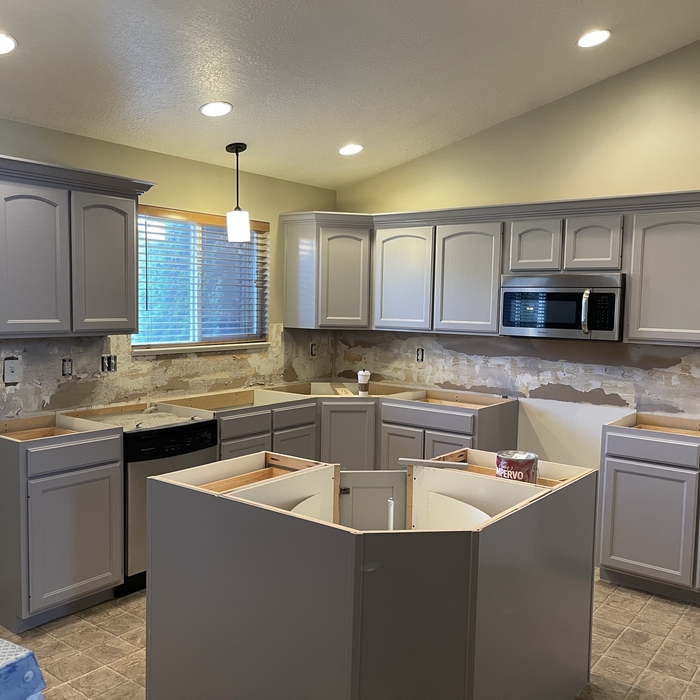 Cabinet refinishing