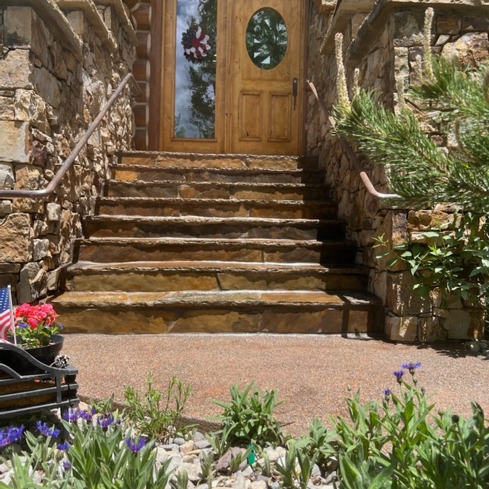 flagstone steps