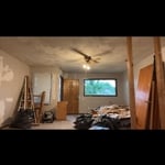 Before picture cleaning up a remodel house!