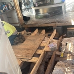 kitchen floor removal