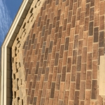 brick & stone gable detail