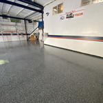 Epoxy warehouse floor