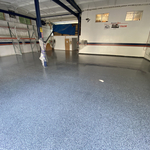 Gravel flake floor