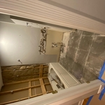 Mears Building bathroom bathtub