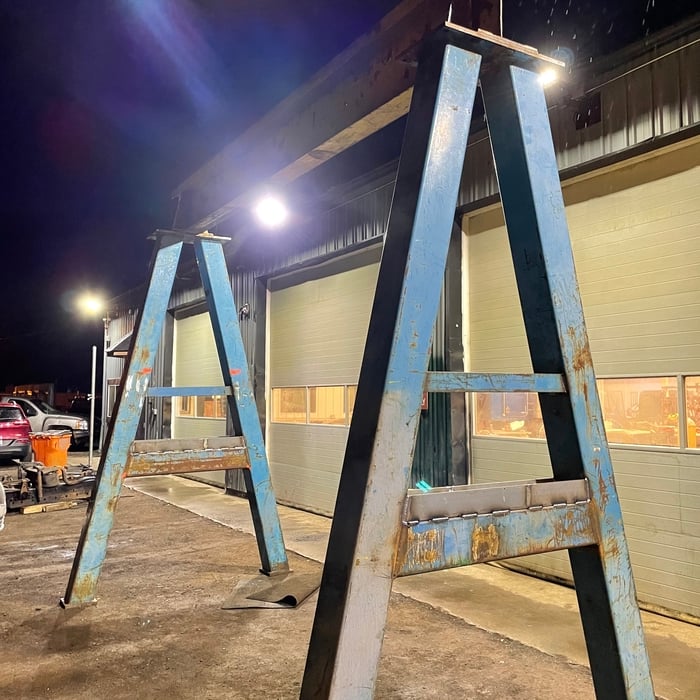 Fixed steel gantry crane