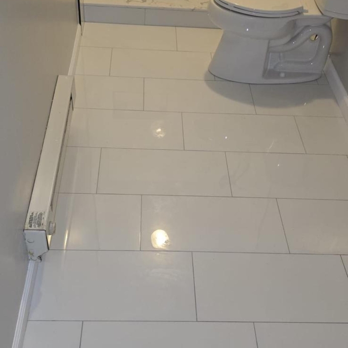 Tiled Bathroom Floor