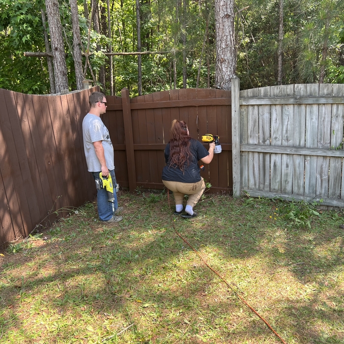 fence painting